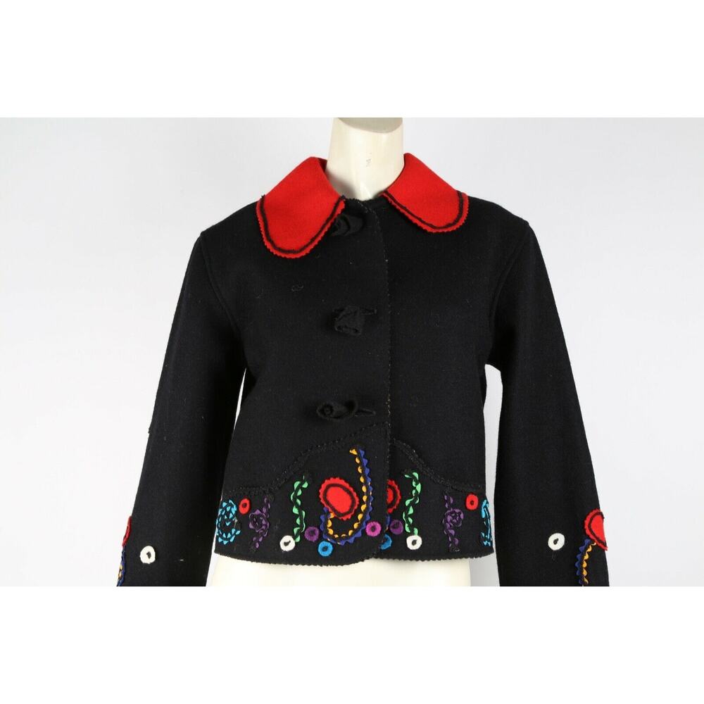 Patchwork Collared Button Down Short Size Xs By C… - image 1